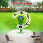 Set of 2 Solar Mole Repellers