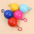 Pack of 2 Rain Ponchos + Keychain Pouch