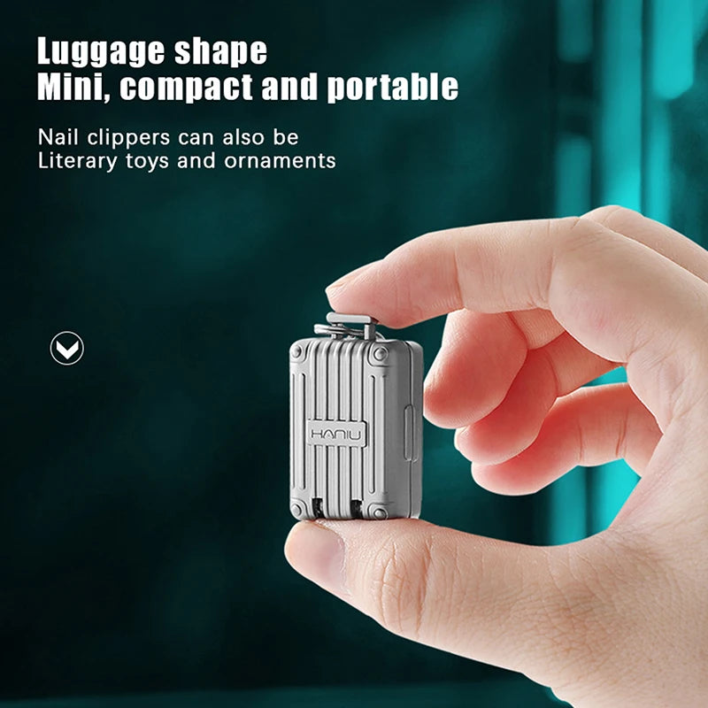 Original Compact Steel Nail Clipper Keychain