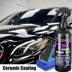 3-in-1 Car Ceramic Coating - FREE Sponge + Cloth