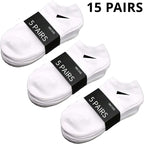 Pack 20 Pairs of Men's/Women's Socks – Absorbent & Comfortable