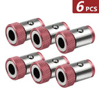 6X Embout Tournevis Magnétique Anneau Amovible