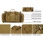 Sac Tactique Bandoulière et Ceinture Multi-Compartiments – Randonnée, Camping et Plein Air