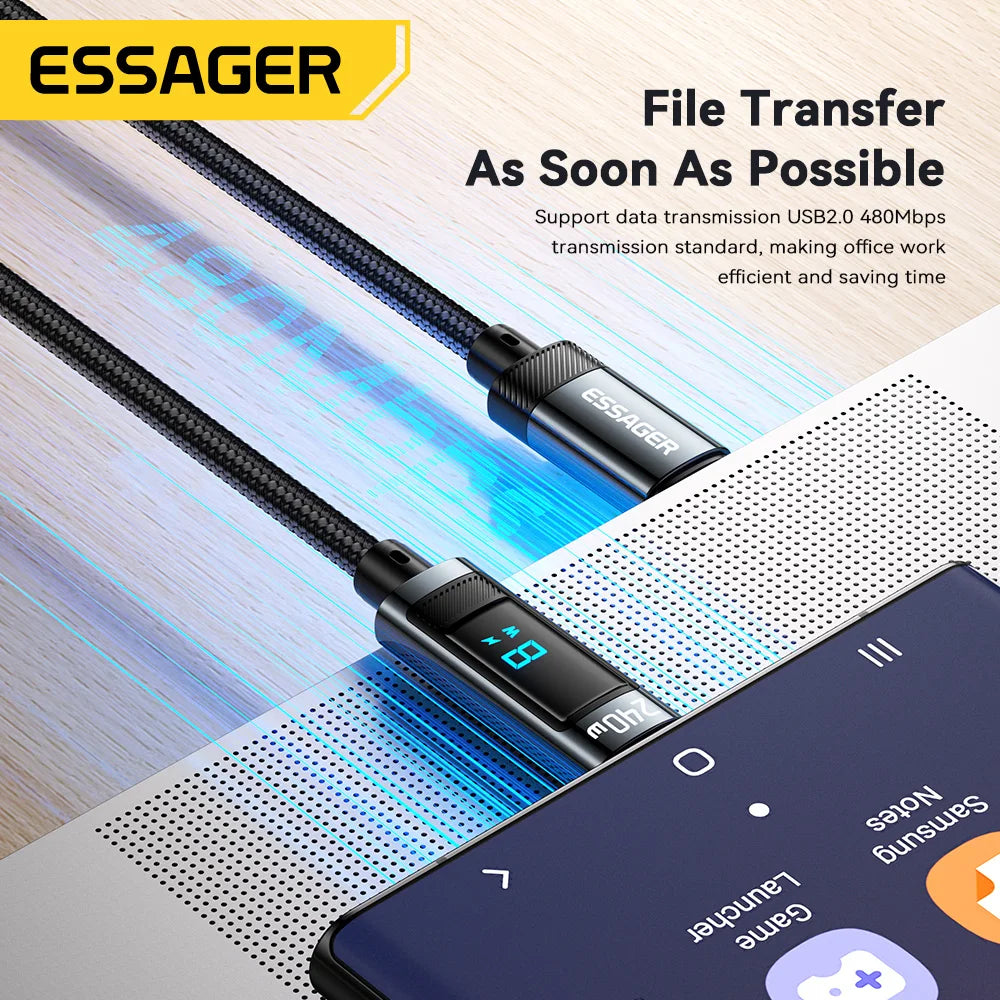 Essager 240W Ultra Powerful USB-C Cable