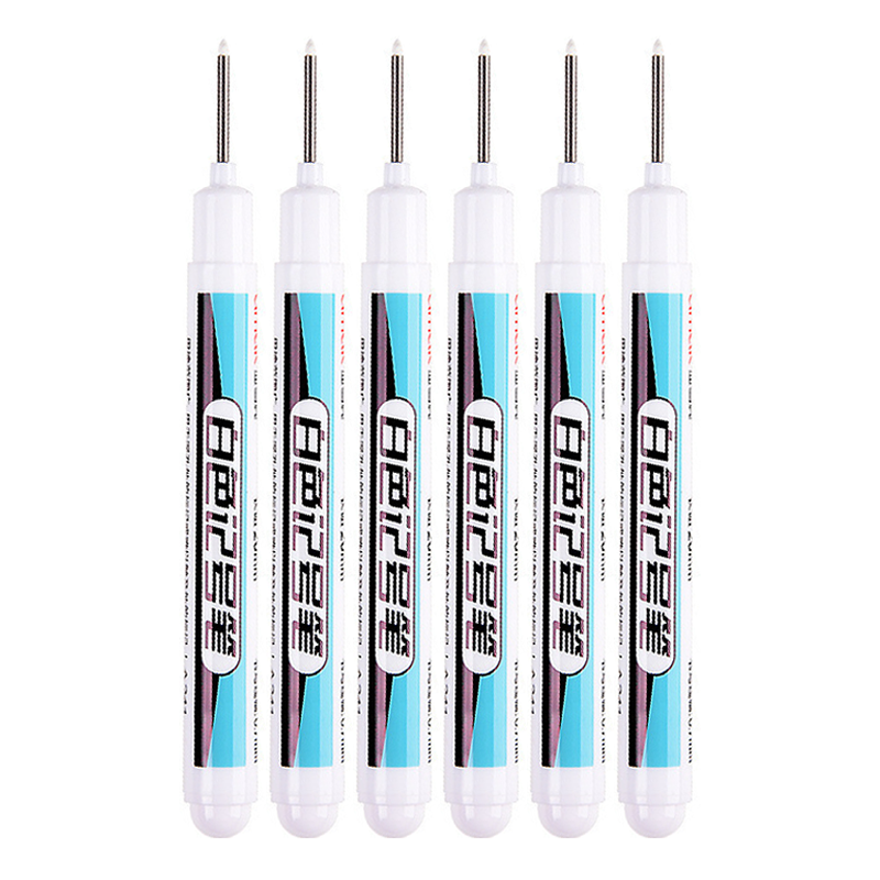6pcs Long Head Marker Pens Set