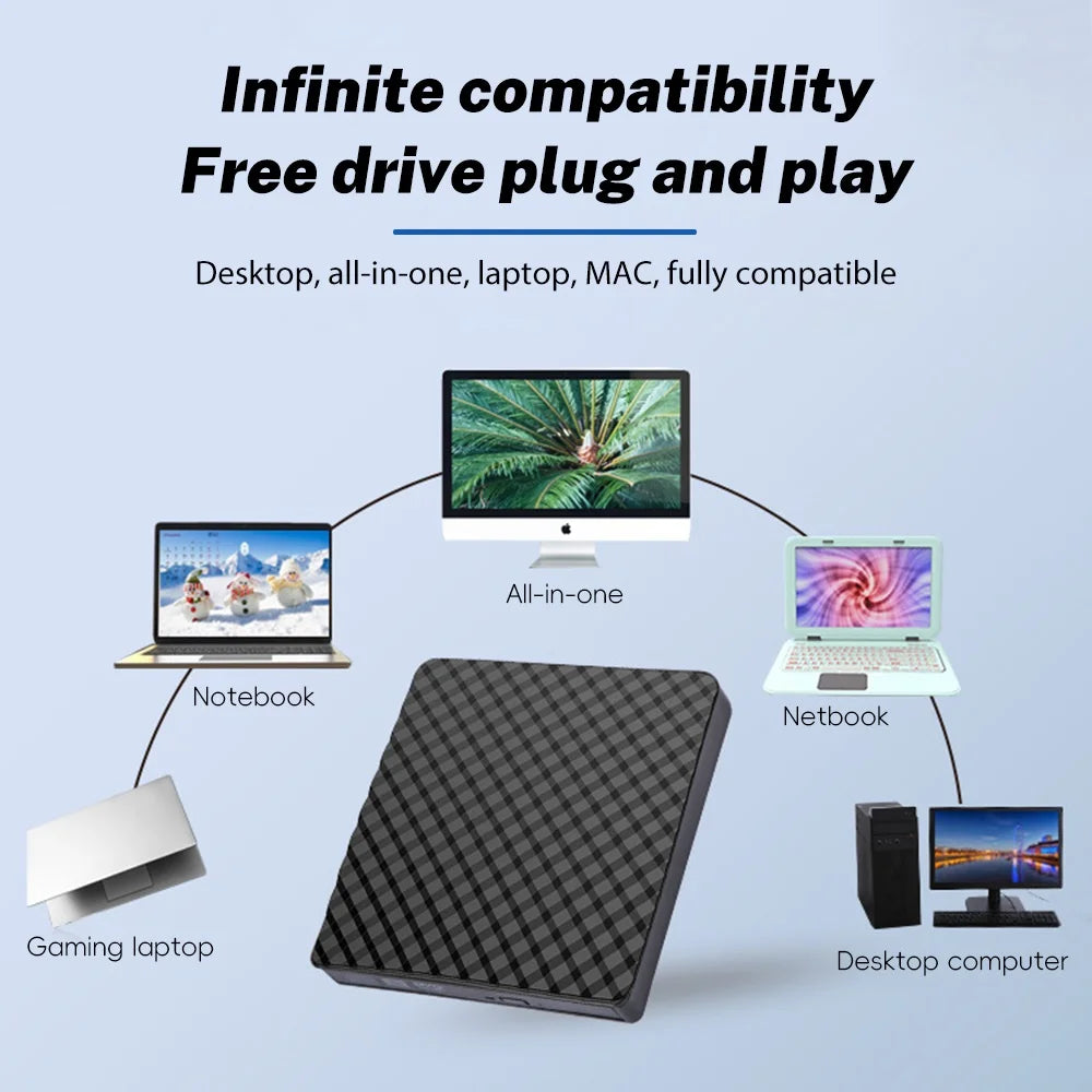 Lecteur DVD Externe Ultra Compact