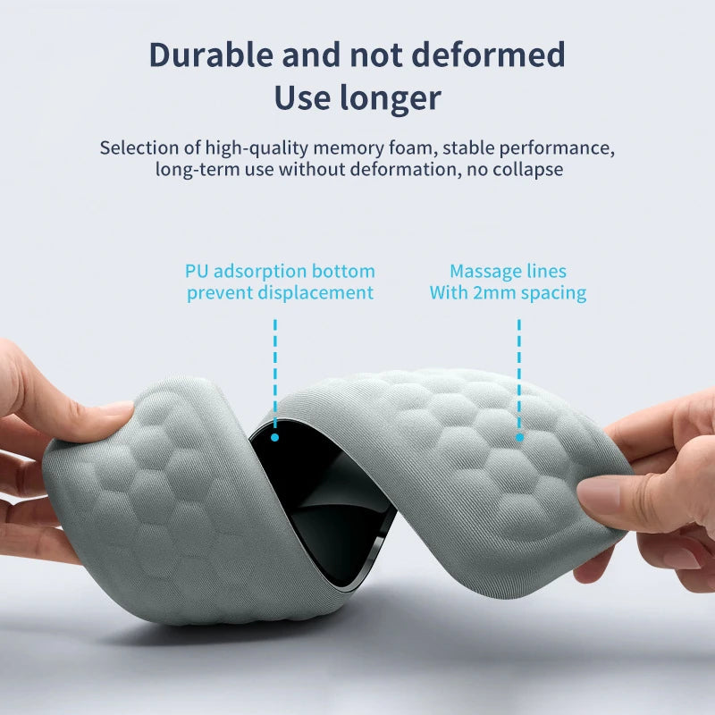 Lot de 2 Reposes Poignets à Mémoire de Forme - Clavier + Souris