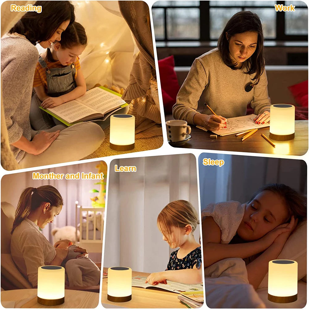 Soft Touch LED Lamp - Multicolored Light