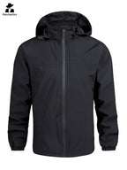 Coupe-vent tissu déperleant avec capuche amovible - Homme