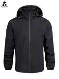 Coupe-vent tissu déperleant avec capuche amovible - Homme