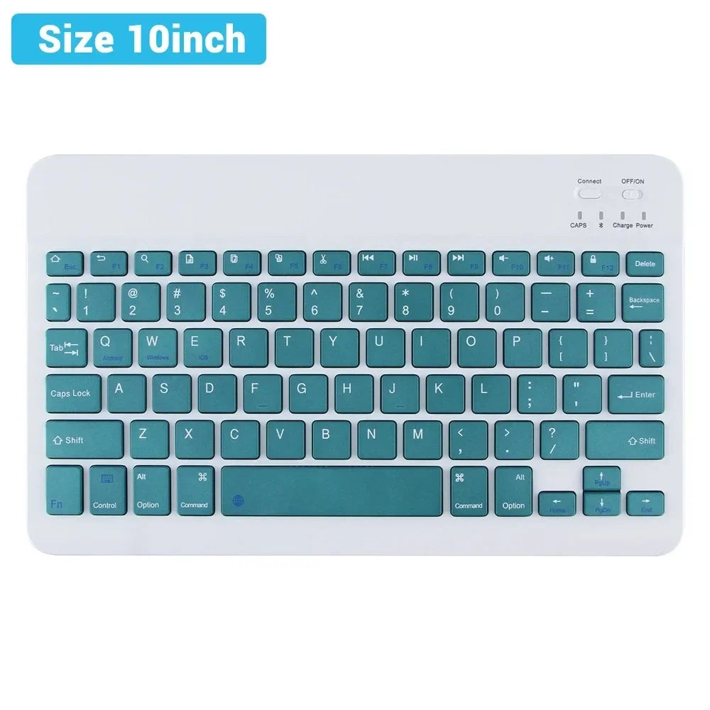 Clavier Bluetooth Sans Fil Rechargeable – Compatible Android, iOS et Windows + Souris Sans Fil OFFERTE