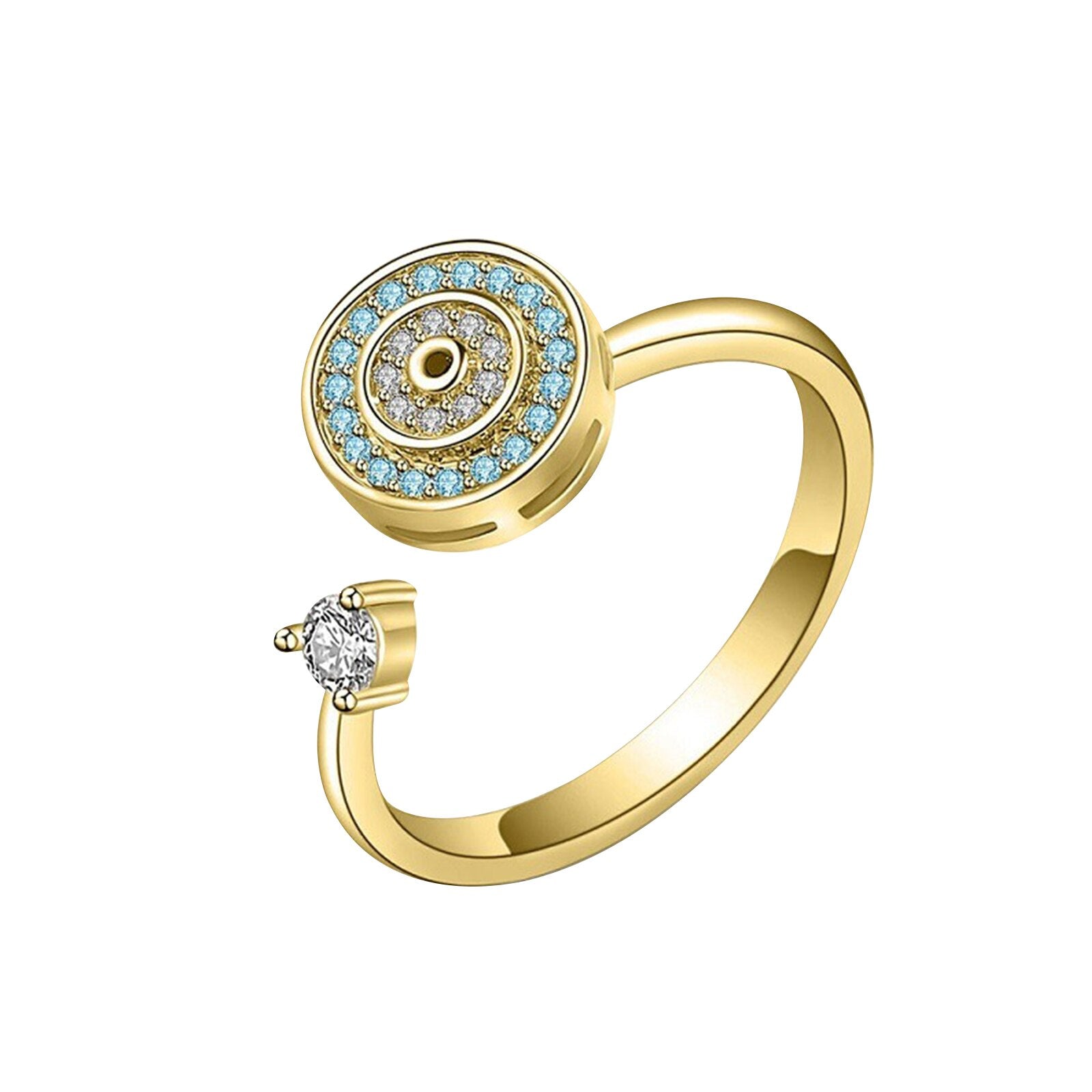Bague d'anxiété ajustable pour femme