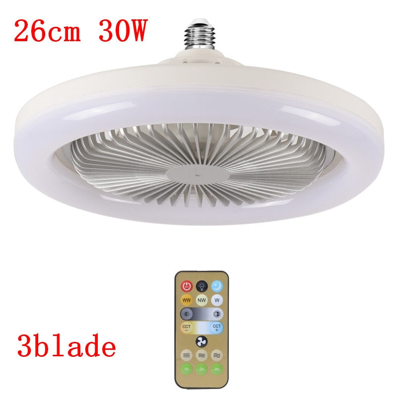 Ventilateur de Plafond Moderne À LED