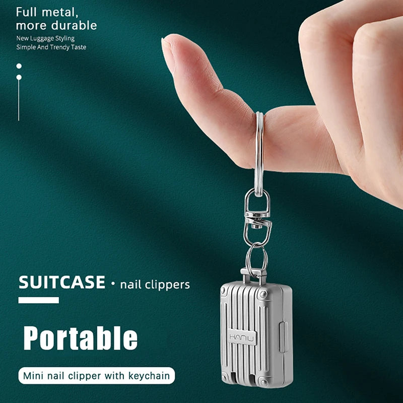 Original Compact Steel Nail Clipper Keychain