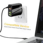 65W 5-in-1 Fast Charger - 3 USB + 2 USB-C