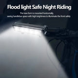 Feu avant de vélo 6000 Lumens - Grand Angle - Jusqu'à 12h d'autonomie