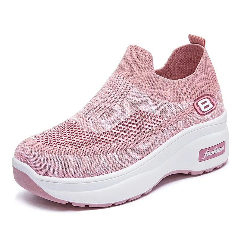 Comfort+ Slip-On Wedge Walking Shoes