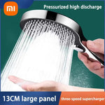 Pommeau Douche Haute Pression 3 Jets Puissants