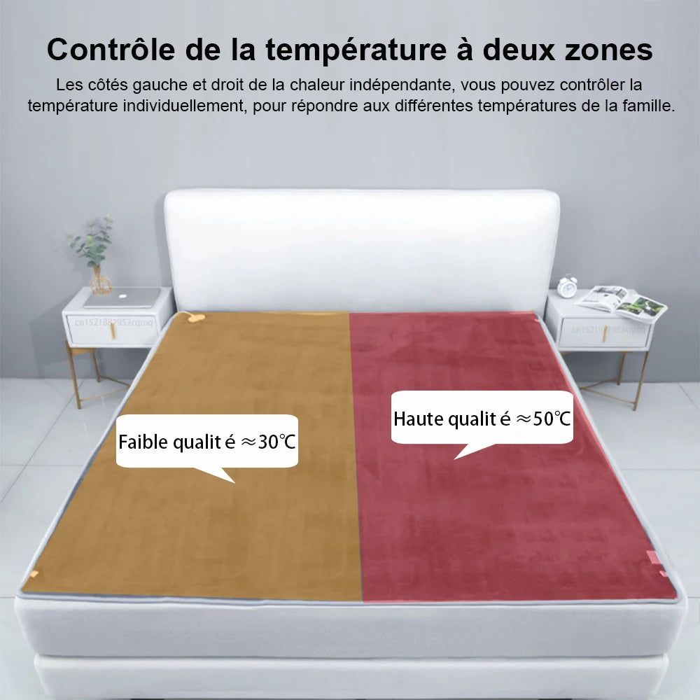 Couverture chauffante électrique 220V