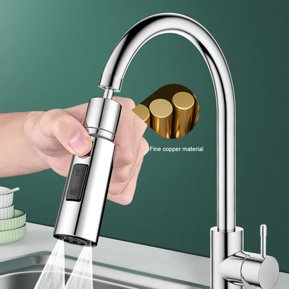 360° Rotating Universal Kitchen Sink Extender 3 Modes