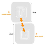 Trace-Free Waterproof Wall Mounts - Pack of 20