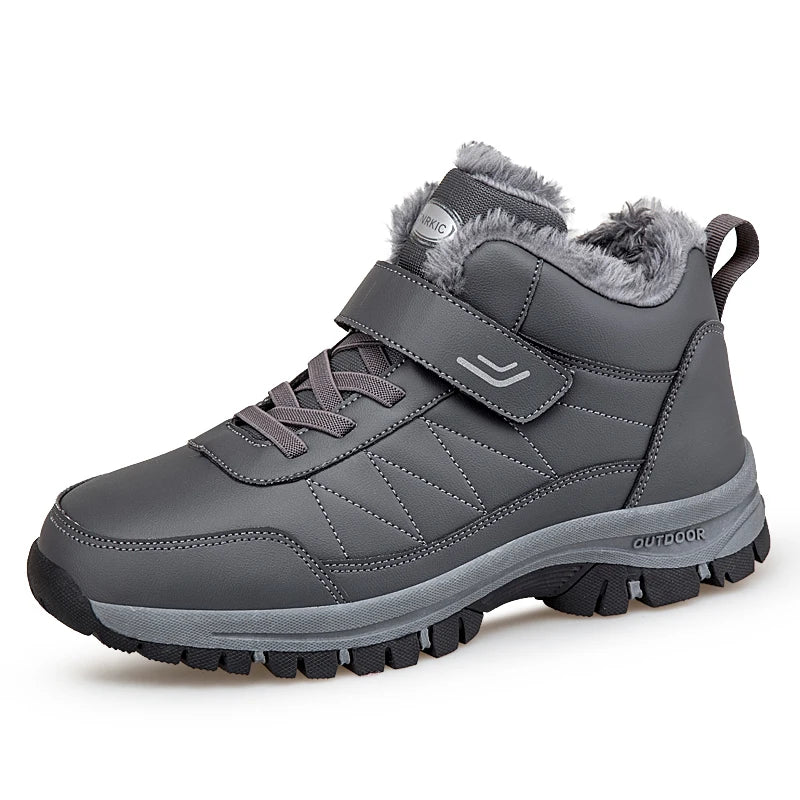 Unisex Lined Boots - Adjustable Velcro
