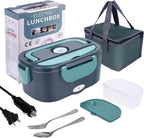 Portable electric heating lunch box