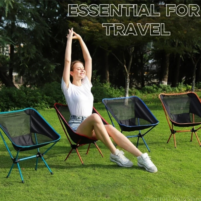 Ultralight Aluminum Alloy Folding Chair – Outdoor