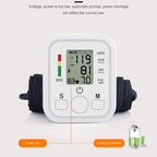 Easy-to-use blood pressure monitor with LCD display