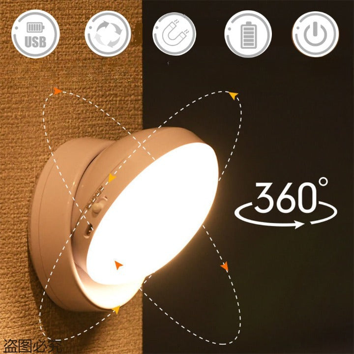 2x Indoor LED Spotlight - Detachable and Motion Sensor