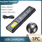 2X Mini LED Ultra-Powerful Keychain Light