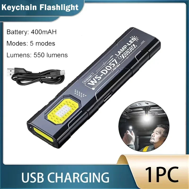 2X Mini LED Ultra-Powerful Keychain Light