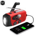3 en 1 : Radio, Lampe, Batterie Solaire