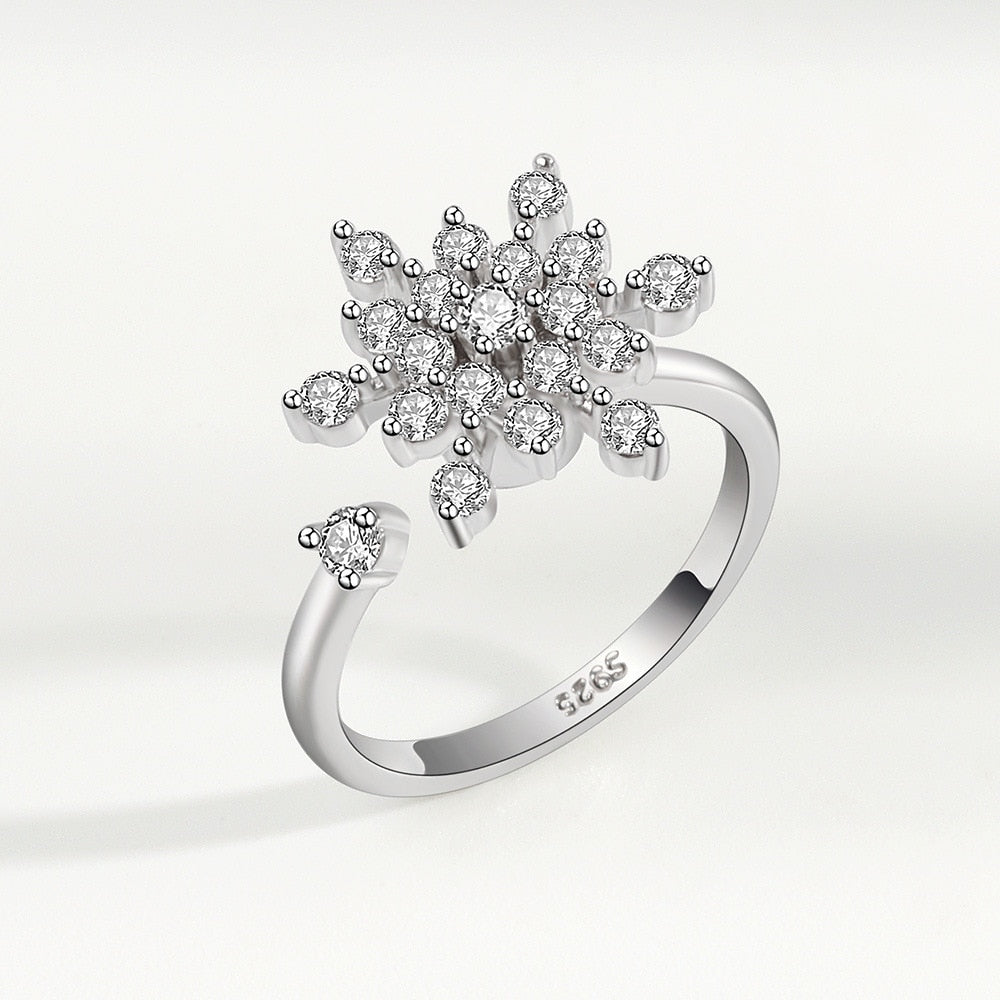 Bague d'anxiété ajustable pour femme