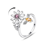 Bague d'anxiété ajustable pour femme