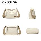 Sac à main Multi-Poches Élégant en Toile Résistante