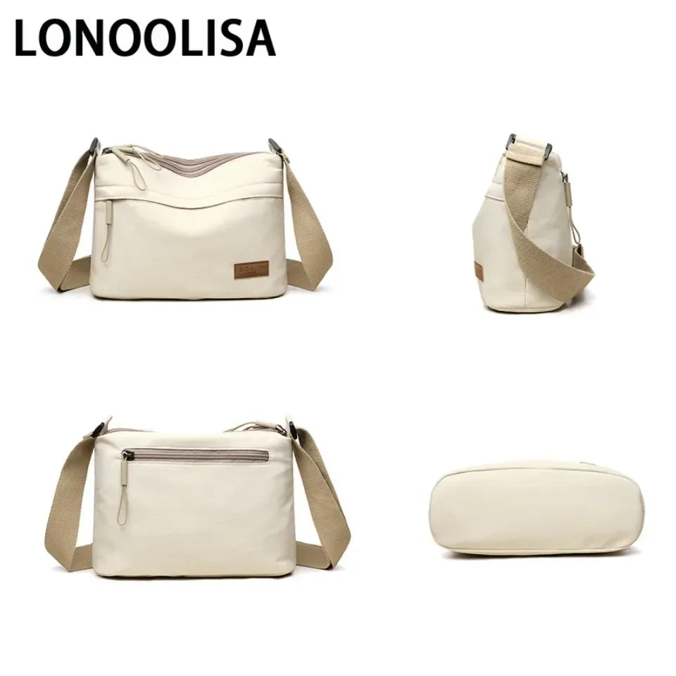 Sac à main Multi-Poches Élégant en Toile Résistante