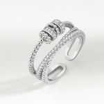 Bague d'anxiété ajustable pour femme