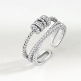 Bague d'anxiété ajustable pour femme