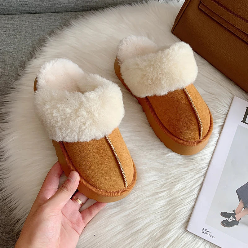 Pantoufles Tendances Effet Fourrure