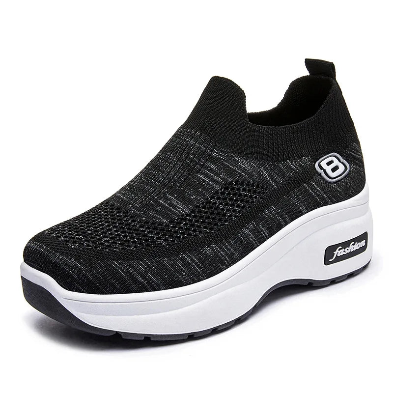 Comfort+ Slip-On Wedge Walking Shoes