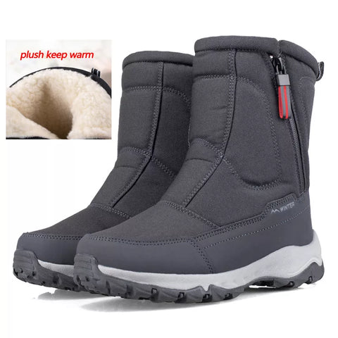 Bottes de Neige Montantes à Zip - Unisexe
