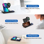 3-in-1 Wireless Charging Stand - iPhone, AirPods & Apple Watch
