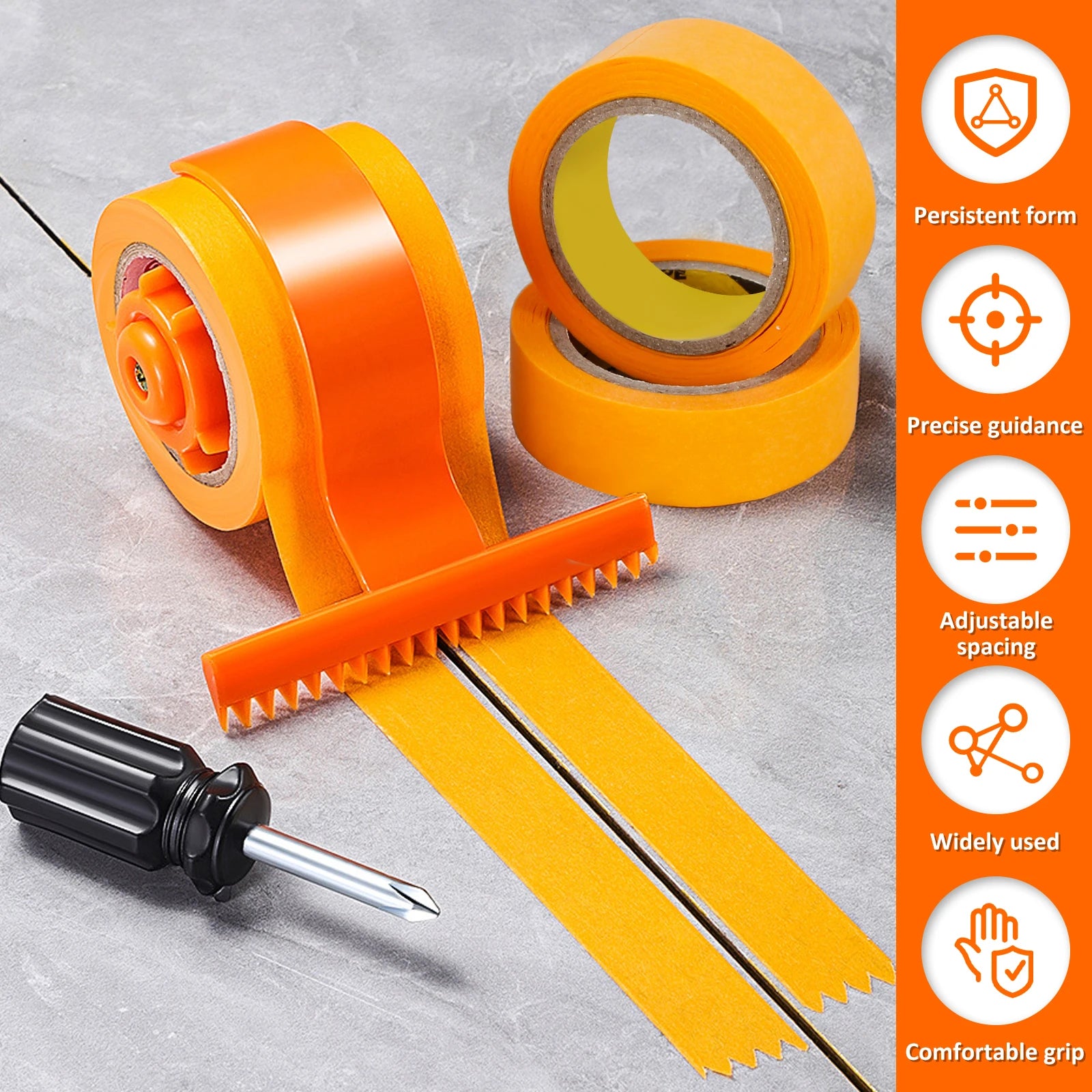Distributeur de Ruban de Marquage avec Largeur Réglable + 7 Rubans OFFERTS