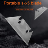 Ciseaux biseautés multi-angles de 45 à 135° - 10 Lames OFFERTES