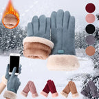 Gants Suèdes Doublés Fourrure