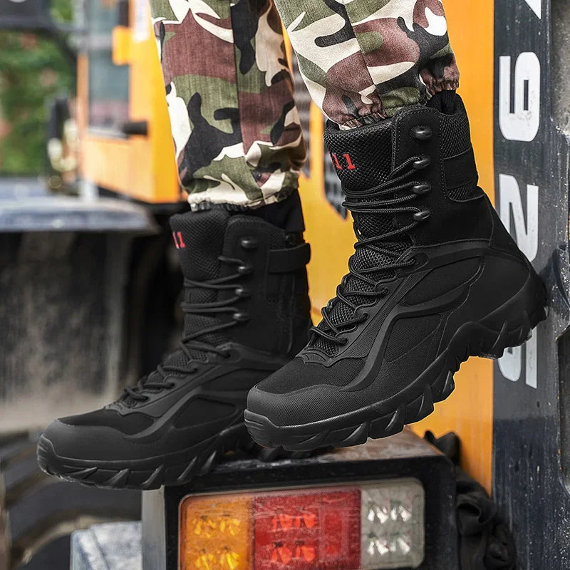 Bottes Tactiques Antidérapantes - Ultra Légères