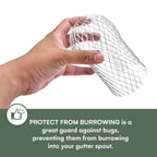 4-Pack Aluminum Gutter Leaf Strainer