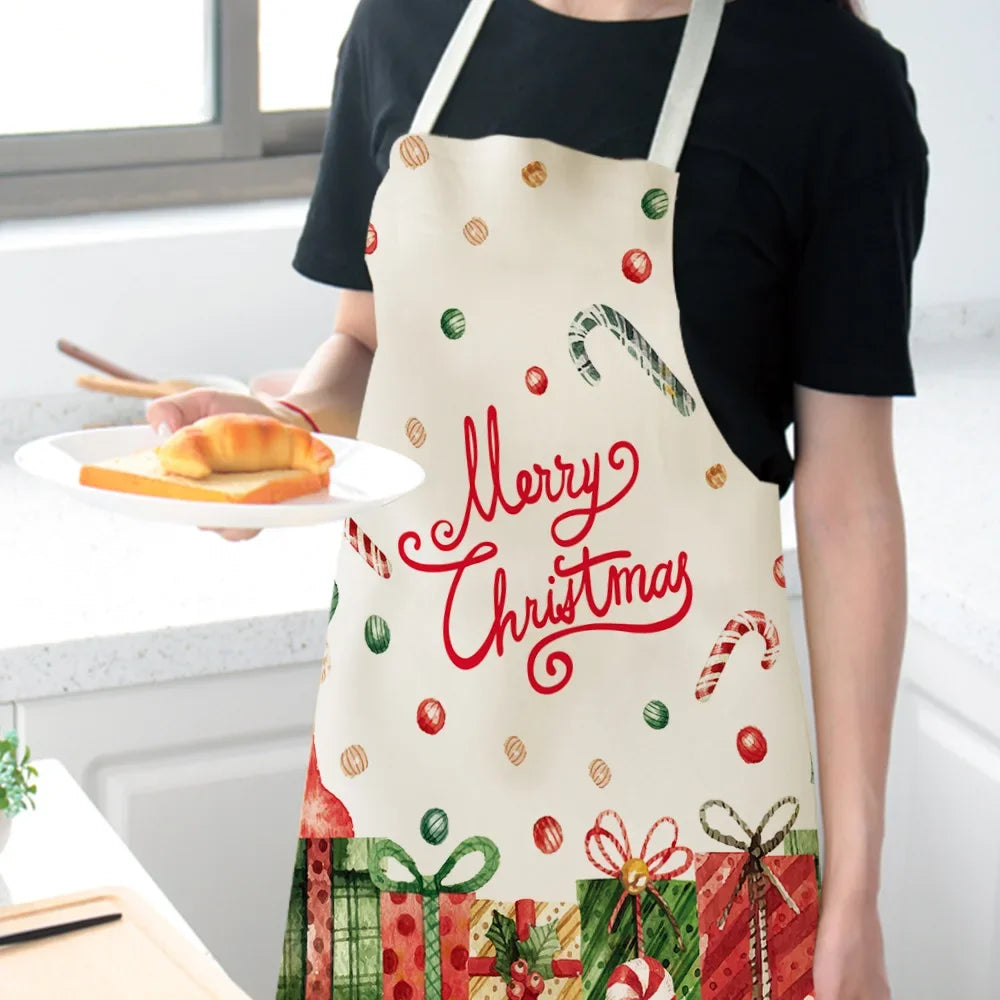 Christmas Pattern Kitchen Apron