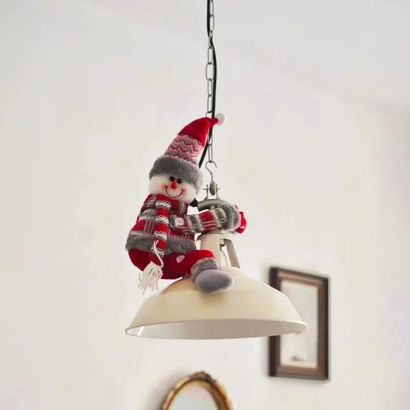 Décoration Peluche de Noël à Accrocher aux Rideaux & Supension